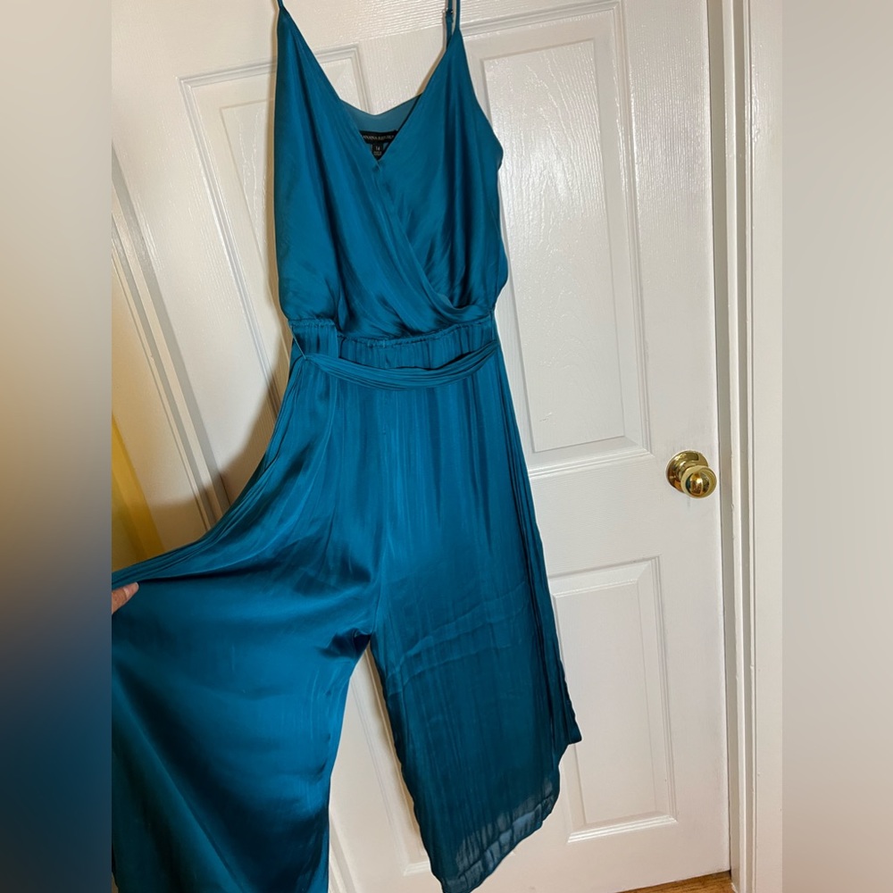 Banana Republic satin jumpsuit